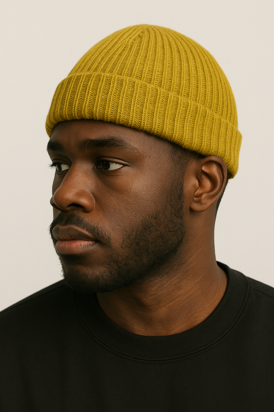 Ribbed Docker Beanie #6030