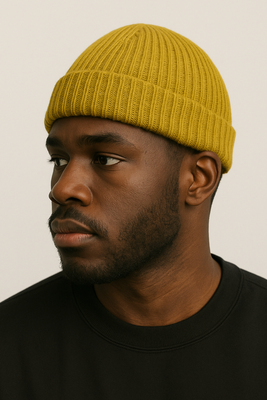 Ribbed Docker Beanie #6030