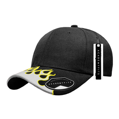 Flame Visor Baseball Cap #1041