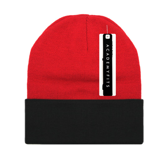 Two Tone Cuffed Beanie #6011T