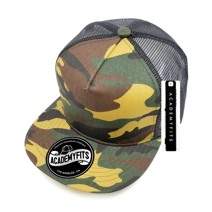 Camo Flat Cotton Trucker #2071C