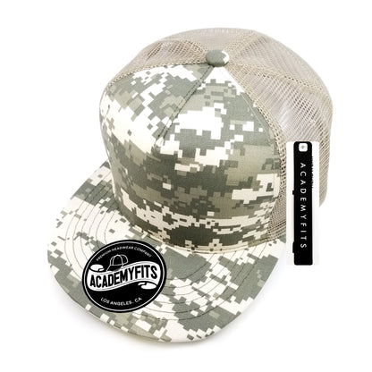Camo Flat Cotton Trucker #2071C