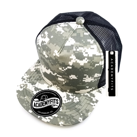 Camo Flat Cotton Trucker #2071C